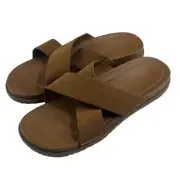 NWT UGG Wainscott Suede Slip On Sandal, Chestnut Brown, Size 11 & 12