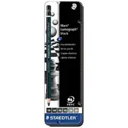 Staedtler Black Lumograph Pencils 100B 6 Pack