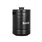 Baridi Beer Soft Drinks Growler Keg 2L Matte Black Use With CO2 Cartridges DH99