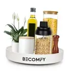 12‘’ Lazy Susan Turntable for Cabinet & Table Top | 360° Rotating Large White