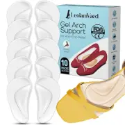 Reusable Arch Support Inserts for Plantar Fasciitis Relief, Self-Adhesive Arch S