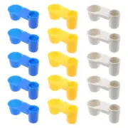 15 Pcs Pigeon Drinking Fountain Bird Water Dispenser Birds Feeder Cup