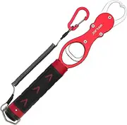 KOMCLUB Fish Grip & Digital Scale Fish Lip Gripper Professional Aluminium Fish Gripper Fish Holder Tackle with Scale