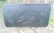 Fern leaf bench top mold 3/16th" plastic concrete bench mold 31"L x 14"W x 2.5"
