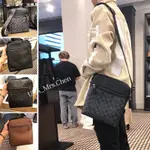 二手/全新 COACH 正品附購證 F 68014飛行包 真皮男包 側背包 公事包 斜挎包