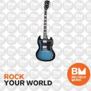 Gibson SG Standard Electric Guitar Pelham Burst w/ Softshell Case - SGS00PKCH1