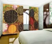 3D Food Kitchen 4 Blockout Photo Curtain Print Curtains Drapes Fabric Window AU