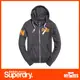 【SuperDry】PREMIUM GOODS ZIP HOODIE 拉鍊連帽外套 黑砂色