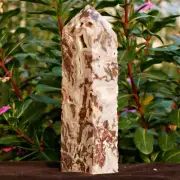 2.3Lbs Natural Mexican Agate Obelisk Quartz Tower Crystal Healing Reiki Ornament