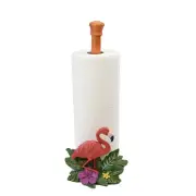 Pink Flamingo Countertop Paper Towel Holder Kitchen Storage Coastal Home Decor