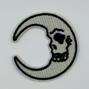 MR ALE Patches - Crescent Moon - Embroidered Iron-On/Sew-On Patch - NEW P101