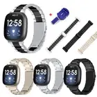 Bracelet Wrist StrapStainless Steel Metal watch Band For Fitbit Versa 3 / Sense