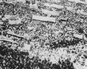 Crowds Attending an Inauguration Ceremony 1955 Old Photo - At Batista's Inaugura