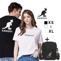 在飛比找蝦皮商城優惠-KANGOL袋鼠 獨家款 後背袋鼠印花短T 純棉tee 小標