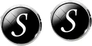 [CONGARTENO] Glass -link Sleeve Button Round s Letter Pattern and Lightweight Decorative Collar Button for Men Smooth Electroplated Design for Shirts and Formal Attire