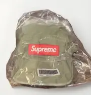 SUPREME MILITARY CAMP CAP OLIVE OS (100% AUTHENTIC (BRAND NEW) FW24 WEEK 1