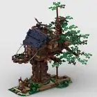 Modular Building: New Life Tree House with Interior 2374 Pieces MOC Build