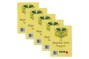 5pc Spirax 812 Recycled Writing Notebook A5 School Stationery 120-Pages Yellow