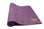 Jute Yoga Mat - Purple