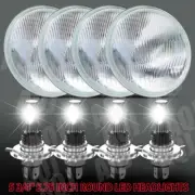 4PCS DOT 5 3/4" 5.75" LED Headlights Hi-Lo Beam for Chevrolet Corvette C1 C2 C3 (for: Chevrolet)