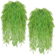 4 Pcs Artificial Ferns Hanging Plants Greenery Vines Fake Hanging Ivy Vine Pl...