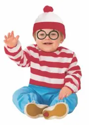 Where's Waldo -Piece Costume Romper