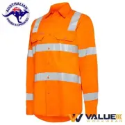 Hard Yakka Foundations Biomotion Hi-Visibility Shirt With H Back Tape Y04265