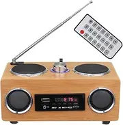 Portable Radio Retro Retro Vintage Radio Super Bass FM Multimedia Speaker Classical Receiver Full of Retro Sentiment