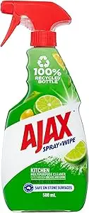 2 x Ajax Spray n' Wipe Multi-Purpose Kitchen Cleaner Trigger, 500mL