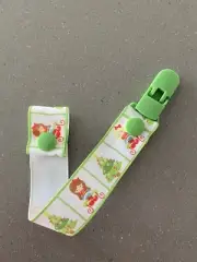 Baby Dummy Clips Pacifier Chain Soother Holder Dummie Christmas Tree