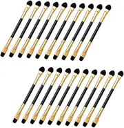 HONMEET 20pcs Women Eye Shadow Brush Set Double Sided Makeup Brush Precision Eyeshadow Brush Make up Brushes Set