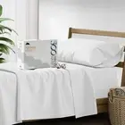 100% Cotton Sheets Twin XL Size Bed Set - 500 Thread Count Sheets Twin XL Siz...