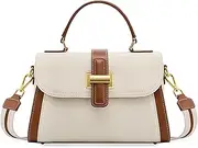 [GIGBIRD] Purse and Handbag for Women Retro Genuine Leather Soft Top Handle Satchel Ladies Fashion Flap Crossbody Shoulder Bag
