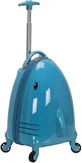 Kids Jr First Hardside Spinner Luggage, Shark, Carry-On 19-Inch, Rockland Jr. Kids' My First Hardside Spinner Luggage