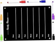Magnetic Planning Whiteboard Sticker Reminders Fridge Message Board Schedule List Reminder