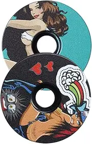 2Pcs Bike Stem Caps Decorative Headset Caps for Mountain and Road Bicycles Lightweight Durable and Easy to Install for Enhancing Your Bike Style