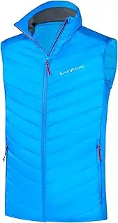 Black Crevice Herren-Hybrid-Weste I Herren-Sportweste in verschiedenen Farben & Größen I Herren-Outdoor-Weste I isolierende & atmungsaktive Herren-Weste mit Stehkragen I ärmellose Weste