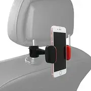 sumcoo Car Back Seat Phone Holder Mount for Kids, Ring Light Tripod Stand Phone Mount Holder Clamp Post Flexible Direction Adapter Rotatable Monopod Selfie Stick Adjustable