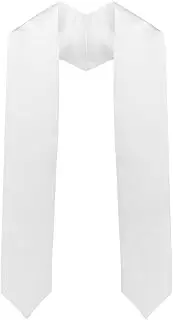 [Abeillo] Unisex Graduation Stole Plain Graduation Sash 2025 Honor Stole for School/Church Ceremony 60"