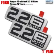 For Ford Ranger T6 XLT WT 2012 - '21 2.2 6Auto Silver Emblem Logo Side Door