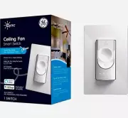 Cync by GE Smart Ceiling Fan Switch Alexa Google Wi-Fi Neutral Wire -White (NEW)