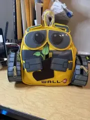 Loungefly Women's Pixar WALL-E Plant Boot Mini Backpack Standard, Yellow
