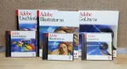 Adobe Illustrator 9.0 LiveMotion GoLive 5.0 SEALED w/ Serials For Apple Mac