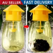 Reusable Fruit Fly Trap Killer Yellow Cage Drosophila Fly Catcher Trap 1PC
