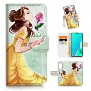 ( For Vivo Y22s ) Wallet Flip Case Cover AJ24586 Beauty Beast Belle