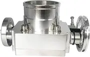 ZFGVGNMTYA Universal Billet Aluminum 65mm Throttle Body Performance Intake Manifold High Flow Throttle Body(Silver)