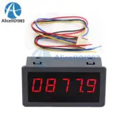 5166FR Frequency Meter 5-Digit Red Tachometer Switch Speed Counter DC5V 12V 24V