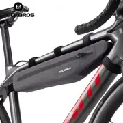 ROCKBROS 1.5L Bicycle Bag Front Tube Frame Road Bike Bag Seamless Triangle Pouch