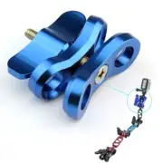 PULUZ Ball Close Hole Diving Camera Bracket CNC Aluminum Spring Flashlight Clamp