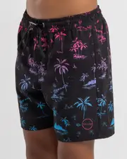 [Skylark] Skylark Boys' Caribbean Elastic Waist Shorts Size 16 16 Multicolor